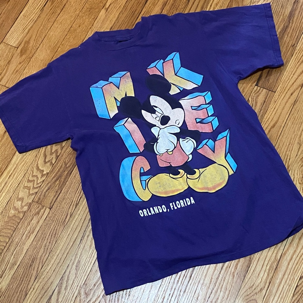 Mickey Mouse Disney-world tshirt.